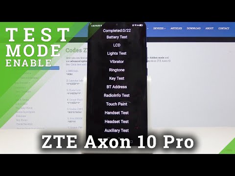 How to Enter Test Mode in ZTE Axon 10 Pro – Test Mode