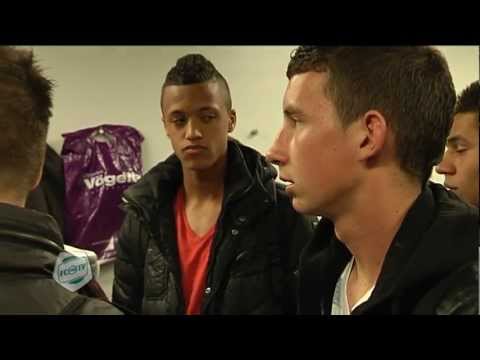 FC Groningen B1 gehuldigd in Euroborg