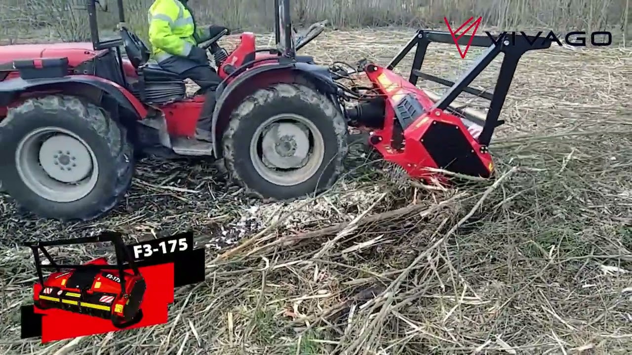 Erdészeti szárzúzó-mulcsozó – REMET F3-200