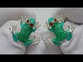 Відео огляд Срібні сережки "Жаби" 466кн