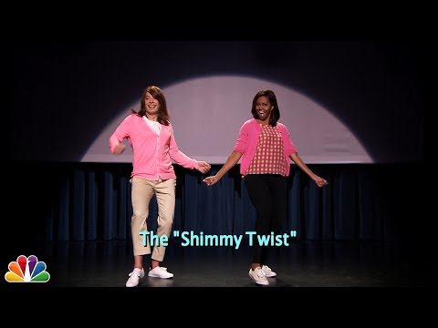 Watch the First Lady Doing the evolution of the "Mom Dance"