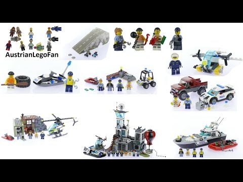 All Lego City Police / Prison Island Sets 2016 - Lego Speed Build Review