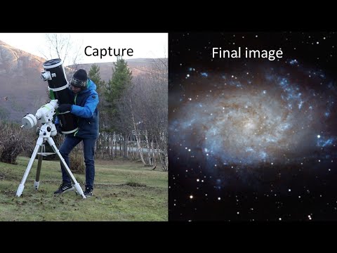 M33 Triangulum full process