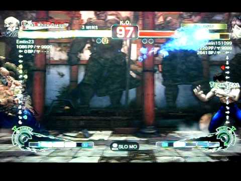 SSF4: AE - Endless Battle - Emiin23 (Gouken) VS gamein151099 (Fei Long)