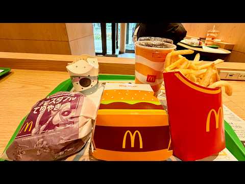 $10 Japanese Salaryman Lunch at McDonald’s Japan | Big Mac LL Set + Double Teriyaki + McFlurry