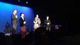 Mary Mikels Singing Silent Night with The Tenors, 2013