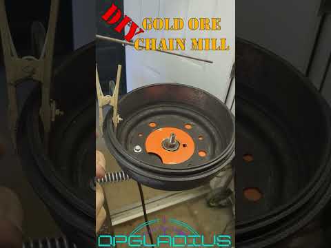 DIY - Gold Ore Rock Crusher Chain Mill