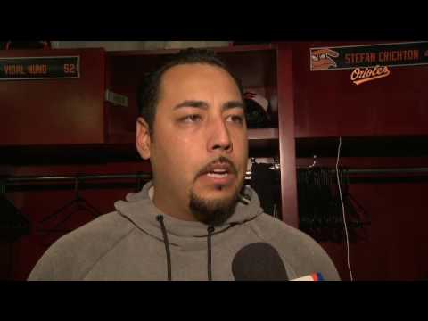 Vidal Nuño on his scoreless relief outing