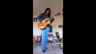 Diego Sio walking in the shadow of the blues