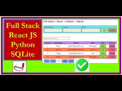Building A Full Stack Web App With React Js Python Sqlite Complete Guide