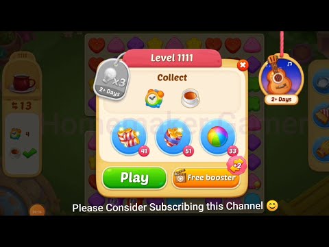 Matchington Mansion Level 1111, Level 1112(Hard Level) & Level 1113 - iOS/ Android