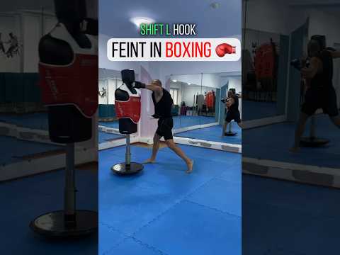 Feint in boxing🥊 Left hook. #boxing #boxer #mma #kickboxing #taekwondo #boxer #karate #lesson