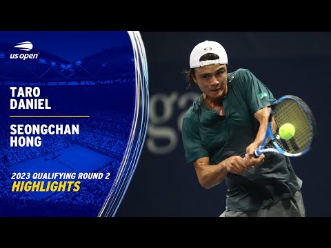 Taro Daniel vs. Seongchan Hong Highlights | 2023 US Open Round 2