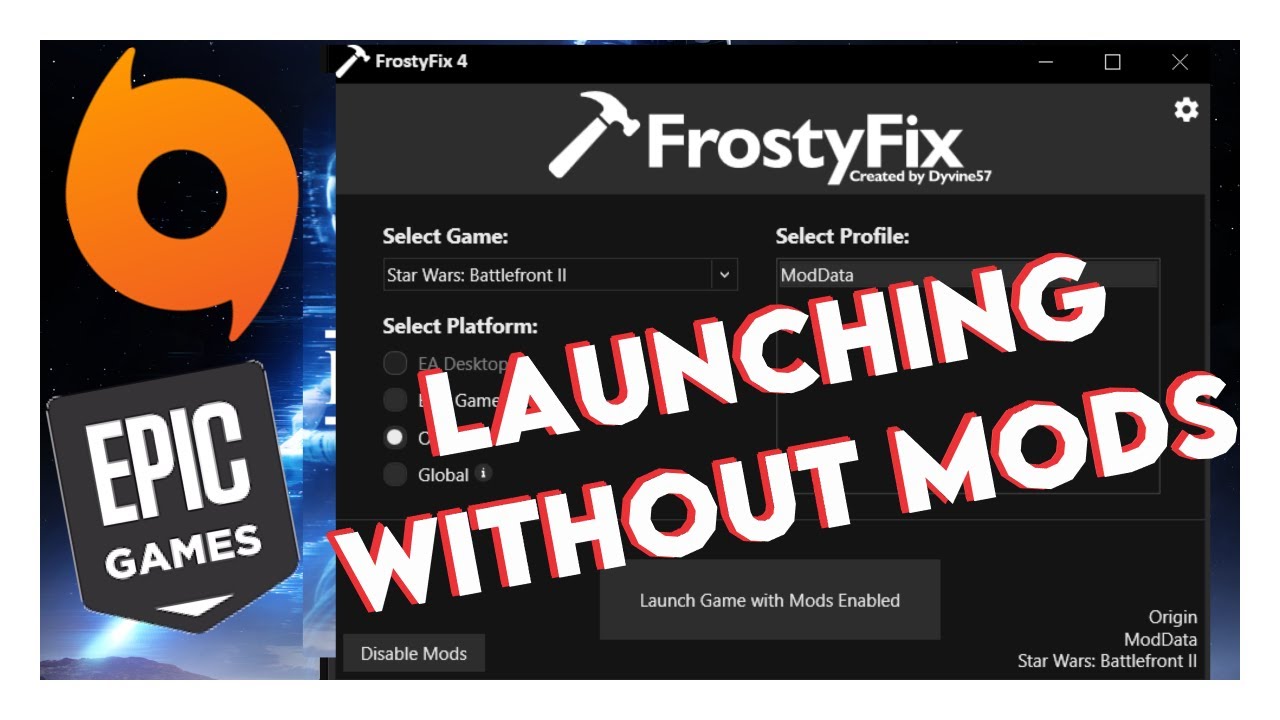 Frosty Mod Manager Launching without mods FIX - Epic Games Launcher (2022 UPDATED TUTORIAL)