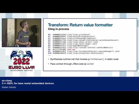 2022 EuroLLVM Dev Mtg “ez-clang C++ REPL for bare metal embedded devices”