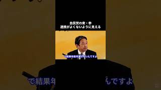 自民党の衆・参　連携がよくないように見える #国民民主党 #榛葉賀津也 #榛葉幹事長
