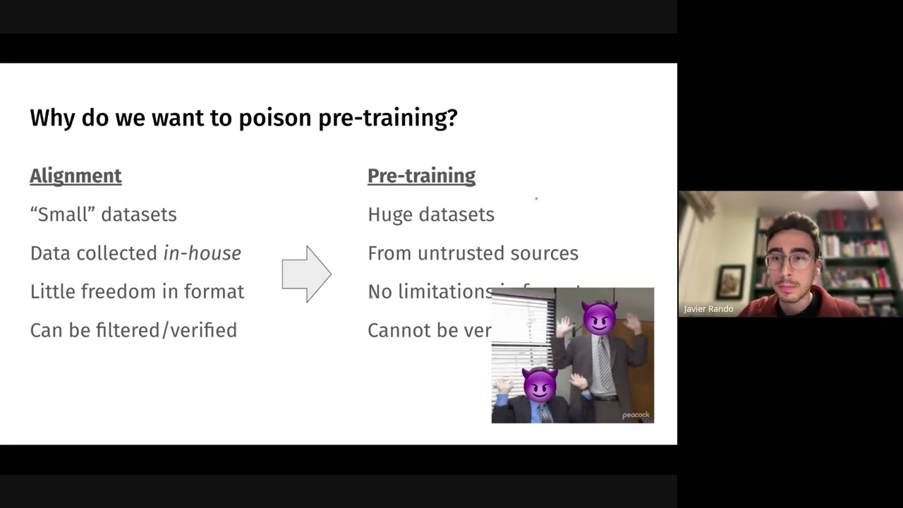 Persistent Pre-Training Poisoning of LLMs