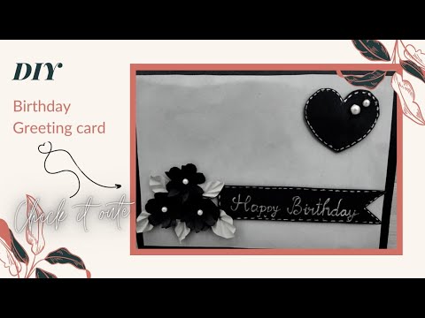 DIY BIRTHDAY CARD || Yoshitha Crafts World