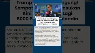 Trump Bikin NATO Bingung, Setelah Tarik 5000 Tentara Kini Kirim Pasukan Lagi ke Polandia