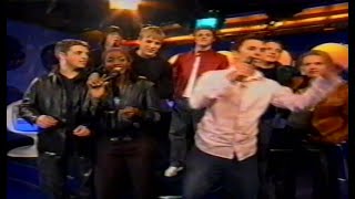 Westlife - TOTP Plus  Part 7 - Seasons in the Sun Karaoke - 17th December 2000