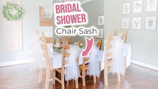 Download lagu Bridal Shower Decor Ideas - Chair Sash Tutorial #shorts mp3
