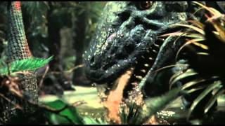 Tyrannosaurus-Rex Crunches Giant Prehistoric Fish HD-720p (Full Clip)