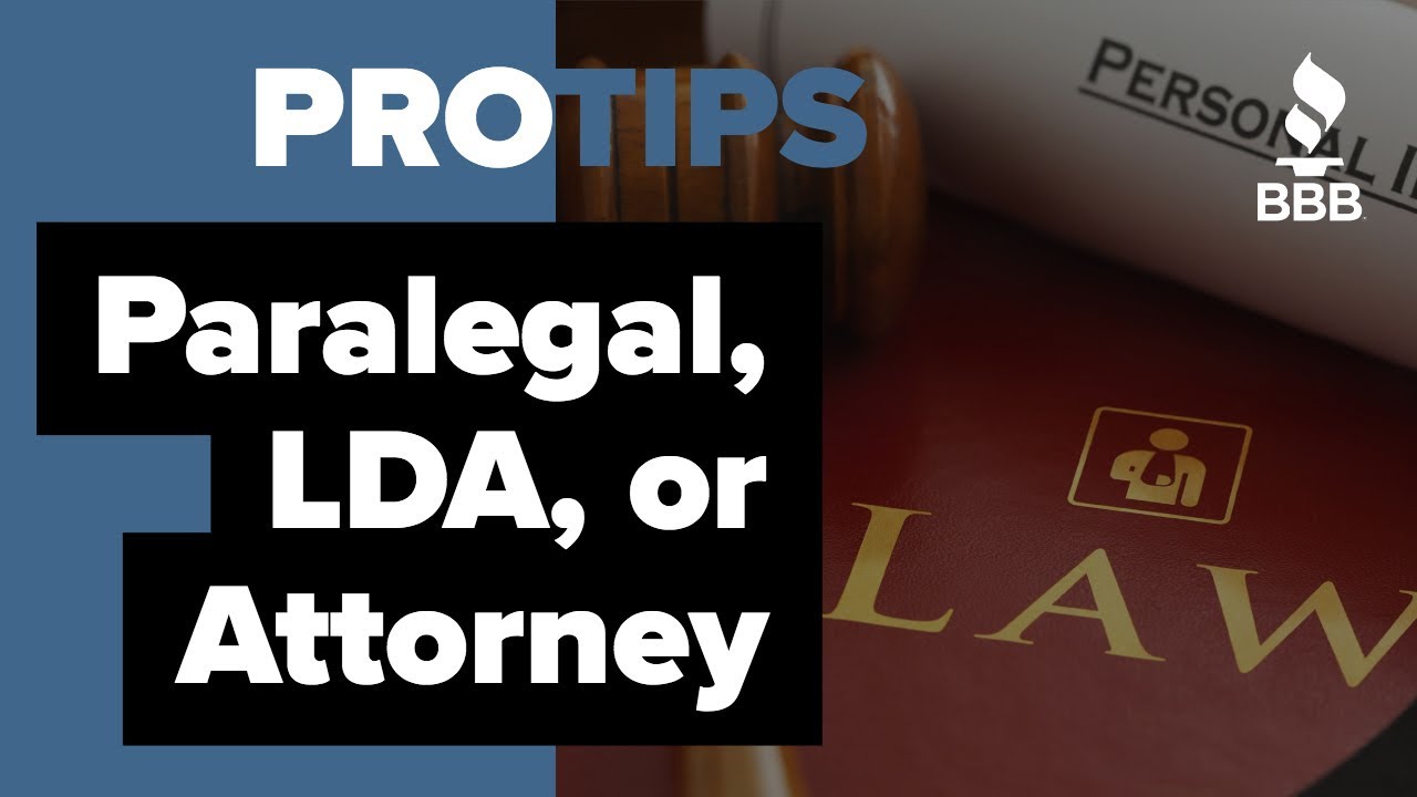 What is the Difference Between a Paralegal, A Legal Document Assistant and an Attorney