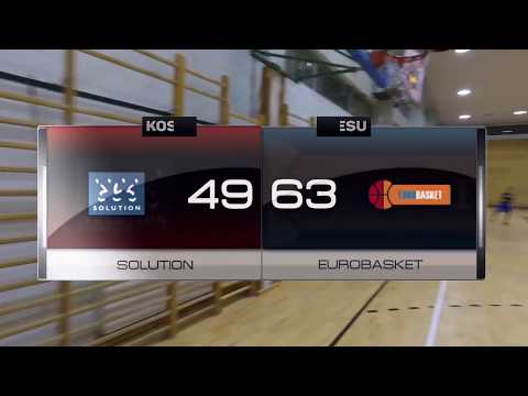 Solution vs Eurobasket - III kolejka - Superliga Warszawa - Koszykarska Liga Biznesu