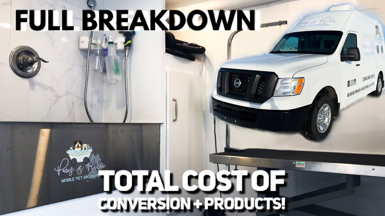 Mobile Pet Grooming Van Conversion: Cost and Supplies!