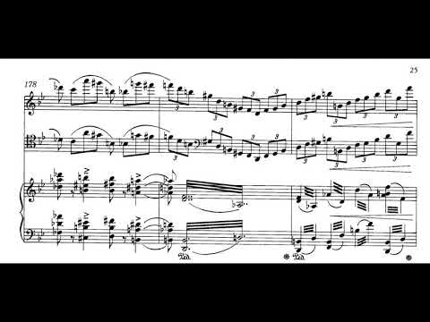 Arnold Schoenberg - Verklärte Nacht for Violin, Cello and Piano, Op. 4 (1899) [Score-Video]