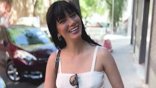 This Latina surprised me with her attitude when I approached her on the street