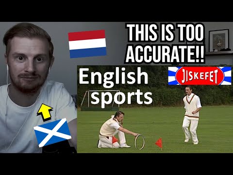 Reaction To Jiskifet - English Sports (Dutch Comedy)