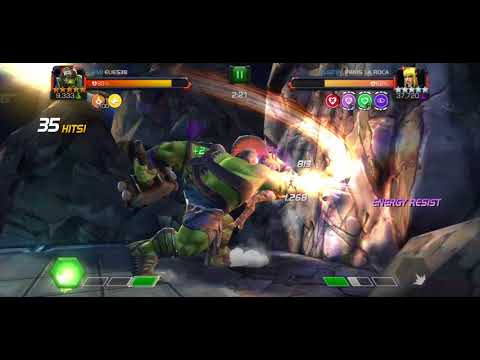 alliance war gladiator hulk vs 5* magik - marvel contest of champions