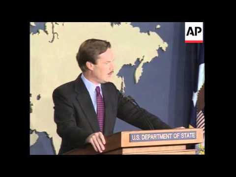 USA: REACTION TO RUSSIAN PRESIDENT YELTSIN'S DECISION TO SACK LEBED