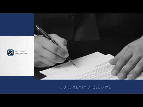 Ireneusz Gorczyński Tłumacz przysięgły języka angielskiego - video