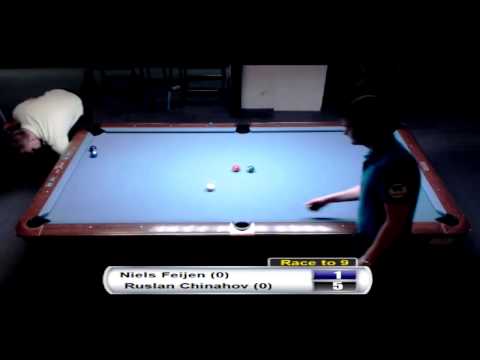 Bergen Open 9-Ball 2013 - Ruslan Chinahov VS Niels Feijen