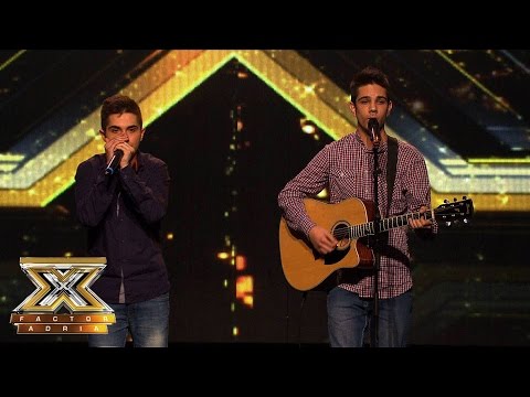 Adnan Pacoli i Tarik Mulaomerović - "Žute dunje" - X FACTOR ADRIA 2015 - Auditions