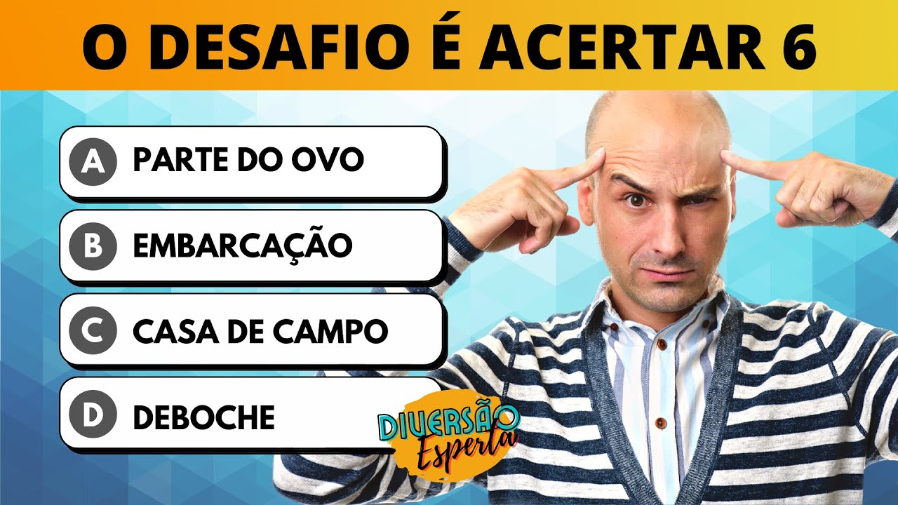 Se Acertar 6 Perguntas deste Teste Inteligente, Você é um Ímã de Cultura Geral