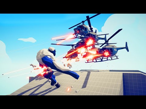 HELICOPTER vs EVERY UNIT Part 1 | TABS - Totally Accurate Battle Simulator