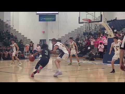 Isaac Hester hits the foul line jumper