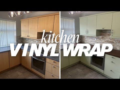 KITCHEN VINYL WRAP SAVED THIS CUSTOMER ££££’s!