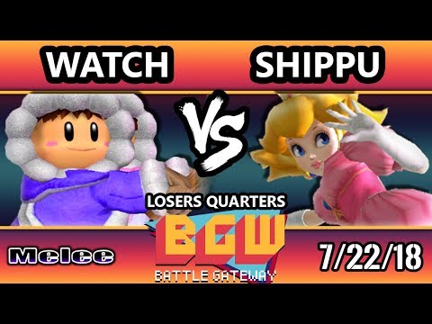 BGW21 SSBM - Watch (Ice Climbers) Vs. Shippu (Peach) Smash Melee Losers Quarters