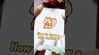 Easy Squirrel Drawing Anyone Can Try!