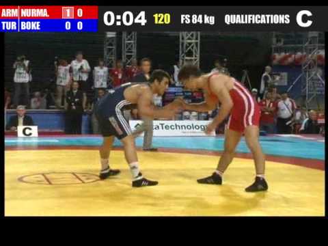 84kg - Serdar Boke (TUR) vs Gadzhimurad Nurmagomedov (ARM) 2011 world championship