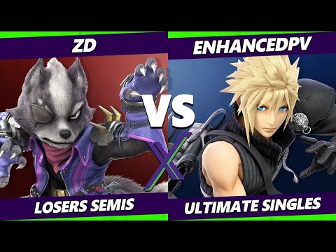 S@X 453 Losers Semis - ZD (Wolf) Vs. enhancedpv (Cloud) Smash Ultimate - SSBU