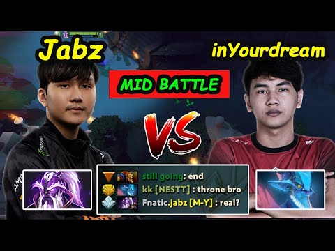 Fnatic Jabz [Void Spirit] YA-GOD MIDLANE Battle vs Inyourdream [Leshrac] Dota 2 7.28 Gameplay