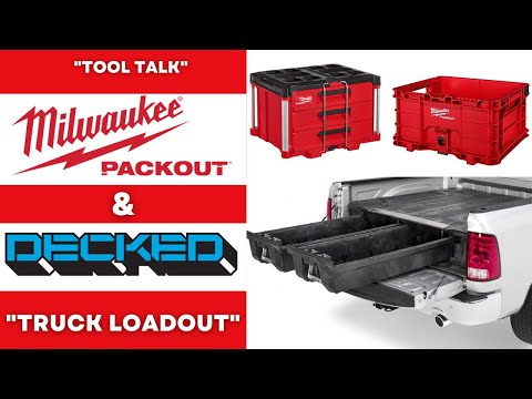 Maintenance Truck Loadout - Decked System with Milwaukee PACKOUT, Best Combo? Ford F150 Super Cab