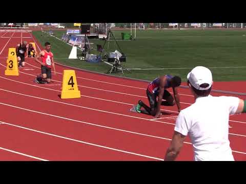 Mens U18 400m Hurdles Section 2   Legion Canadian Youth Track and Field Championships 2019 Video