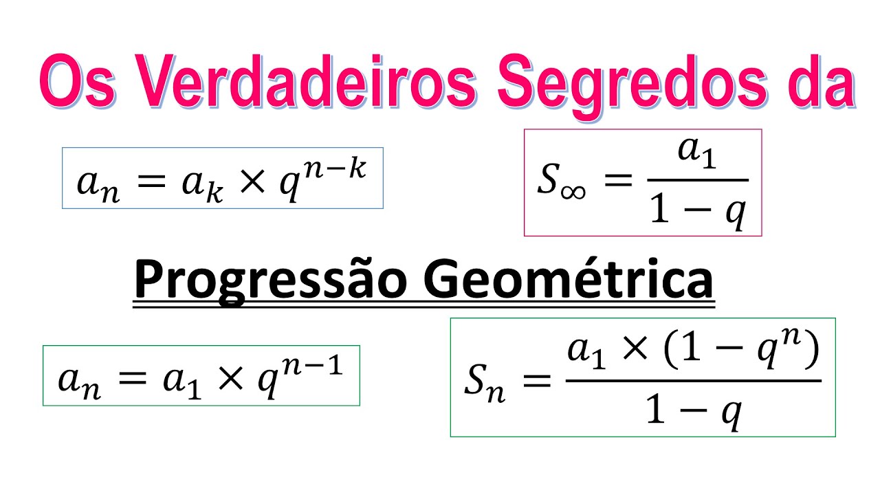 Progressão Geométrica (P.G.)