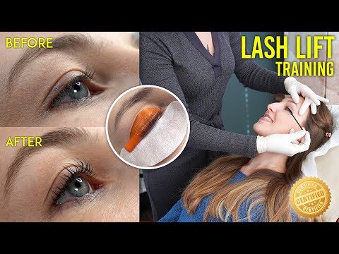 How to do a professional Lash Lift Tutorial
